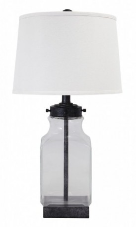 Ashley Sharolyn Transparent Silver Finish L430144. Лампа Ashley Sharolyn Transparent Silver Finish.
