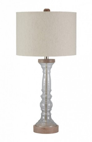 Ashley Tad Clear Gray L430254. Лампа Ashley Tad Clear Gray.