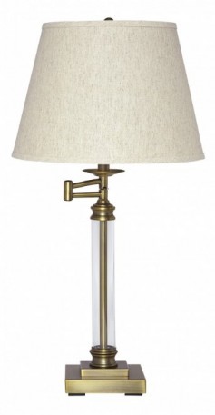 Ashley Arwel Antique Brass Finish L734184. Лампа Ashley Arwel Antique Brass Finish.