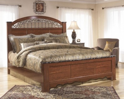 Ashley Fairbrooks Estate B105-68-66-99. Кровать King Size Ashley Fairbrooks Estate.