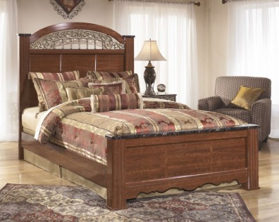 Ashley Fairbrooks Estate B105-67-64-98. Кровать Queen Size Ashley Fairbrooks Estate.