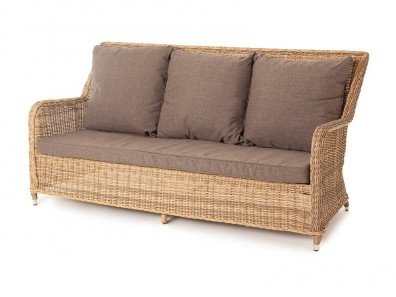 Ashley Соломенная YH-C3579W-2. Гляссе диван 3-местный Ashley Соломенная.