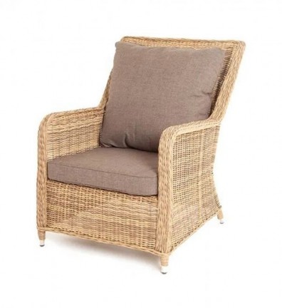 Ashley Соломенная YH-C1579W-2. Гляссе кресло плетеное Ashley Соломенная.