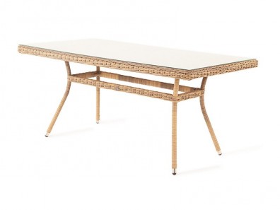 Ashley Соломенная YH-T4766G-1. Латте плетеный стол Ashley Соломенная.