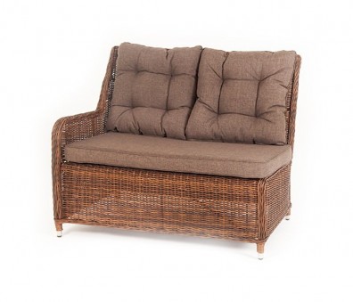 Ashley 4SIS YH-C2579WY-brown. Бергамо плетеный правый модуль дивана Ashley 4SIS.