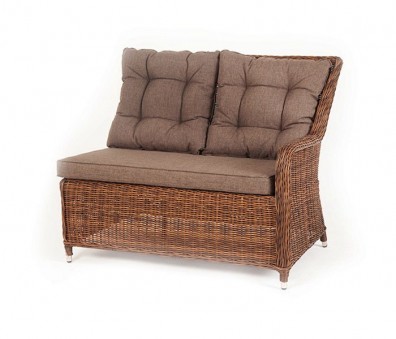 Ashley 4SIS YH-C2579WZ-brown. Бергамо плетеный левый модуль дивана Ashley 4SIS.