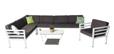 Ashley 4SIS Indoor-4SiS-2421. Глория модульная лаунж-зона из алюминия Ashley 4SIS.