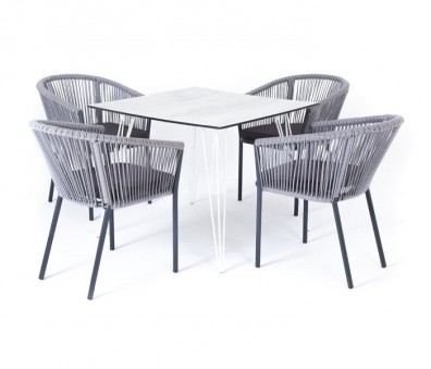 Ashley 4SIS Indoor-4SiS-2416-light. Бари обеденная группа на 4 персоны Ashley 4SIS.