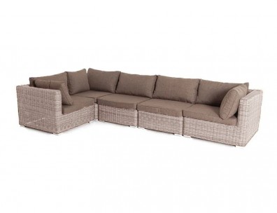 Ashley 4SIS YH-C1033W-SET-beige. Лунго трансформирующийся диван Ashley 4SIS.