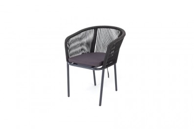 Ashley 4SIS MAR-CH-001-RAL7022-D-grey (gray). Марсель стул плетеный из роупа Ashley 4SIS.