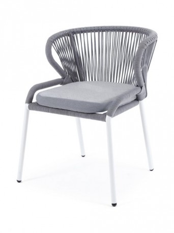 Ashley 4SIS MIL-CH-001-W-SH-H-grey (H-gray). Милан стул плетеный из роупа Ashley 4SIS.