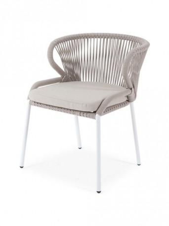 Ashley 4SIS MIL-CH-001-W-SH-beige (beige). Милан стул плетеный из роупа Ashley 4SIS.