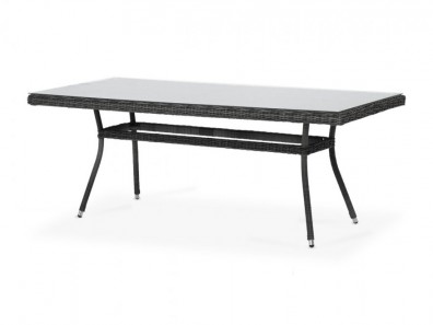 Ashley 4SIS YH-T4766G-2-graphite. Латте плетеный стол Ashley 4SIS.