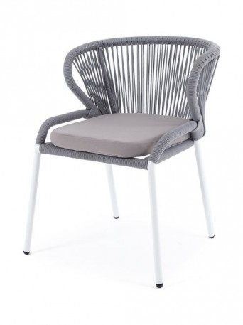 Ashley 4SIS MIL-CH-st001-W-H-grey (gray). Милан стул плетеный из роупа Ashley 4SIS.