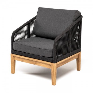 Ashley Indoor KAN-A-T001-D-grey (D-gray019). Канны кресло плетеное из роупа Ashley Indoor.