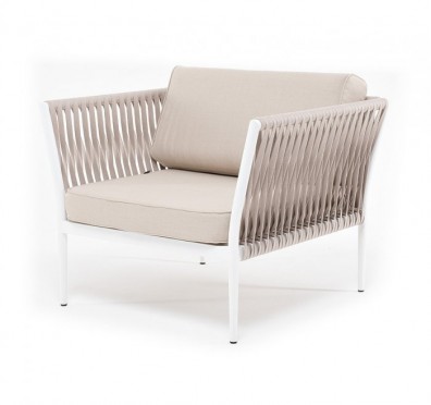 Ashley 4SIS KAS-A-001-W-beige (beige035). Касабланка кресло плетеное из роупа Ashley 4SIS.
