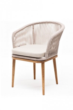 Ashley Indoor MAR-CH-T001-beige (beige). Марсель стул плетеный из роупа Ashley Indoor.