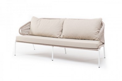 Ashley Indoor MIL-S-3-001-W-beige (beige). Милан диван 3-местный плетеный из роупа Ashley Indoor.