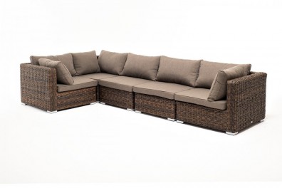 Ashley 4SIS YH-C1033W-SET-TWbrown. Лунго трансформирующийся диван Ashley 4SIS.